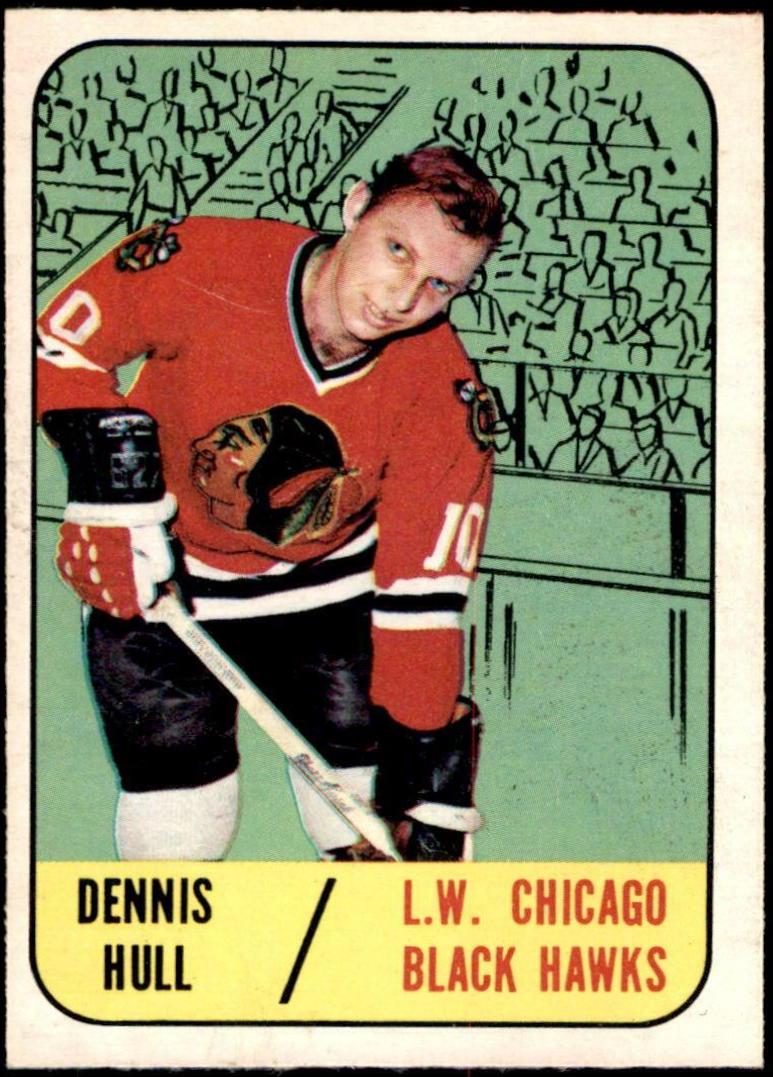 Dennis Hull #56 Hockey Cards 1967 Topps