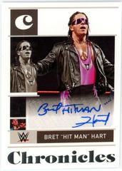 2022 WWE Chronicles Origins Bret good Hit Man Hart autographed card