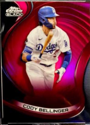 Cody Bellinger [Red] #80 Baseball Cards 2022 Topps Chrome Black