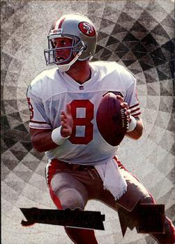 Steve Young #50 Football Cards 1995 Fleer Metal Silver Flasher