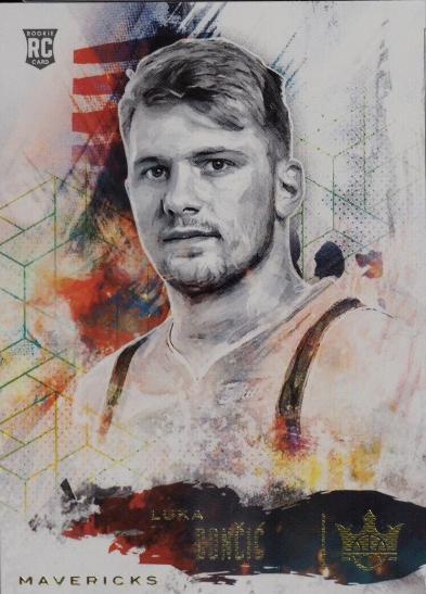 Luka Doncic #117 Basketball Cards 2018 Panini Court Kings