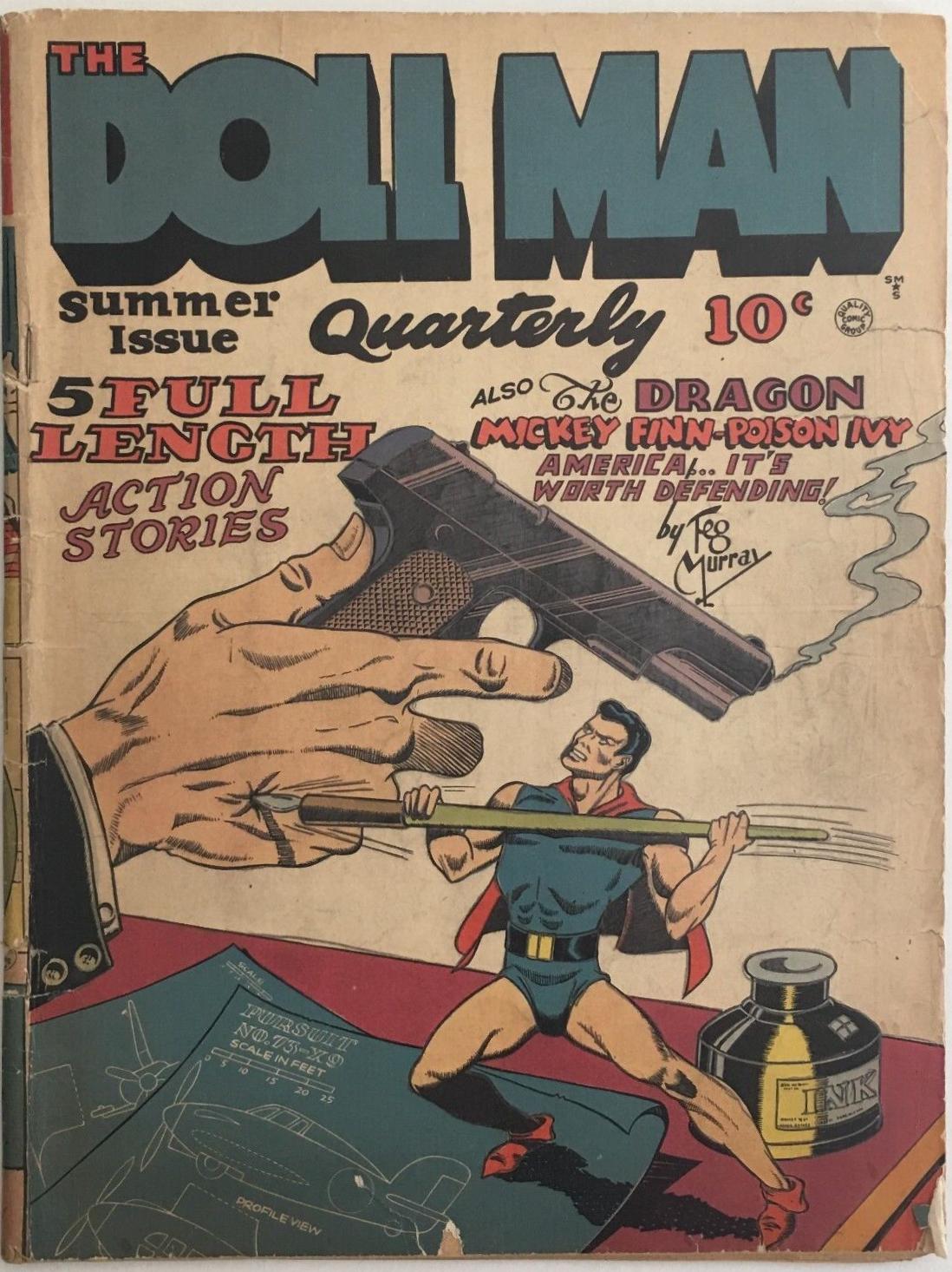 Doll Man #3 (1942) Comic Books Doll Man