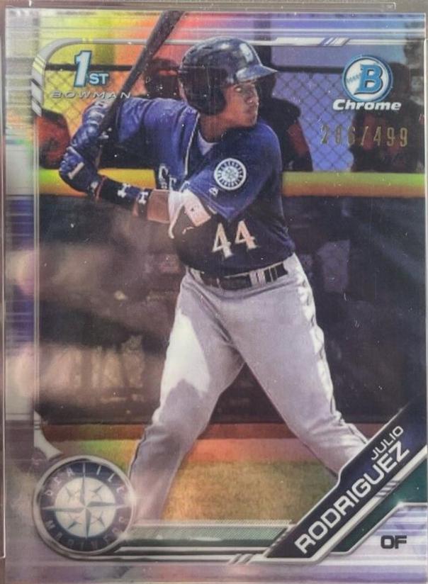 2019 1st Bowman Chrome JULIO RODRIGUEZ PSA 9 hotsell MARINERS #33