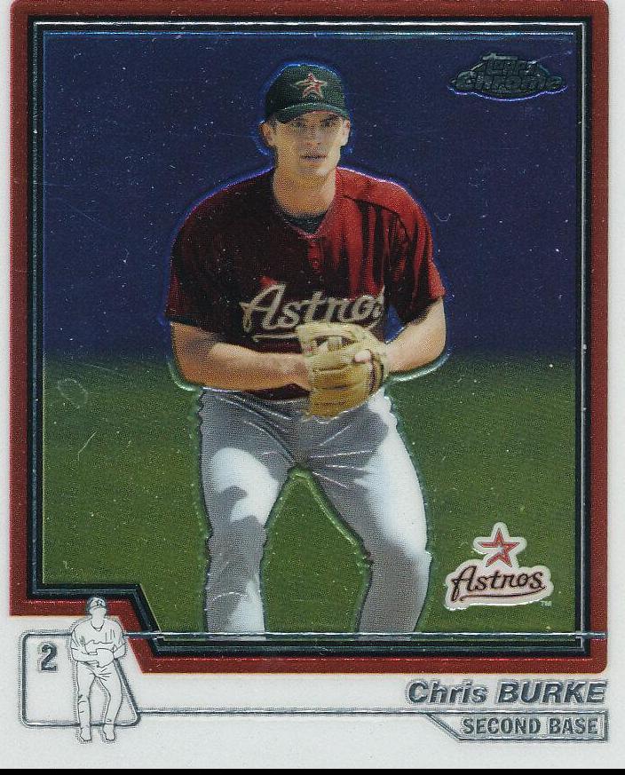 Chris Burke #T97 Baseball Cards 2004 Topps Chrome Traded