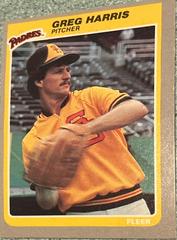 Greg Harris #35 Baseball Cards 1985 Fleer Prices