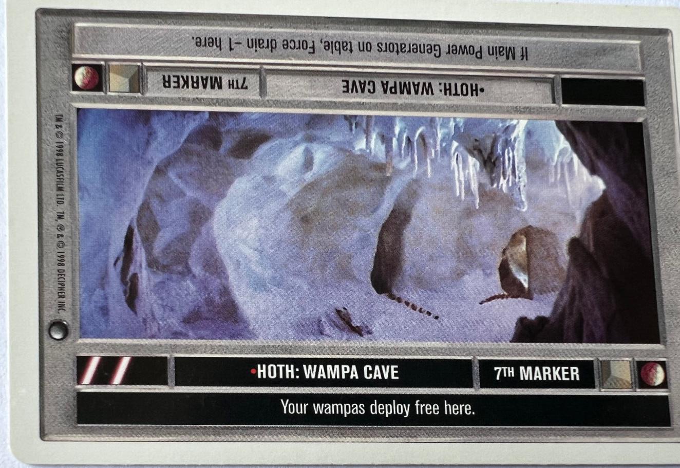 Hoth: Wampa Cave [Revised] Star Wars CCG Hoth