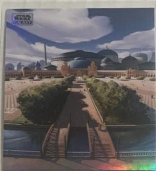 Theed Plaza #AN-8 Star Wars 2024 Topps Chrome Galaxy Art of Naboo