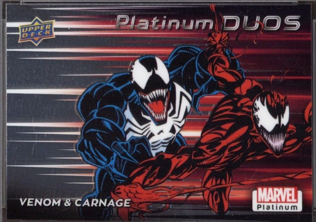 Venom / Carnage #PD18 Marvel 2023 Upper Deck Platinum Duos