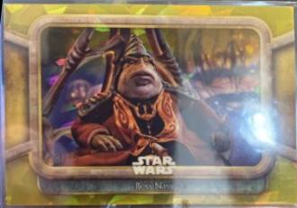 Boss Nass [Yellow] #19 Star Wars 2024 Topps Chrome Sapphire