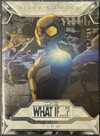 The Wasp #BD8 Marvel 2023 Upper Deck What If Black Diamond