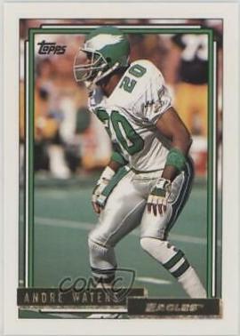 Andre Waters #86 Football Cards 1992 Topps Gold