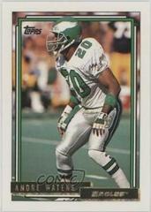 Andre Waters #86 Football Cards 1992 Topps Gold Prices