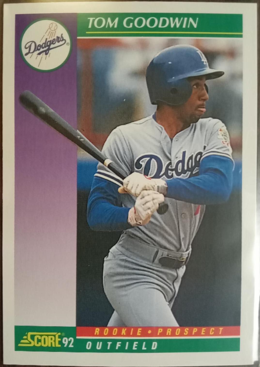 Tom Goodwin #830 Prices [Rookie] | 1992 Score | Baseball Cards