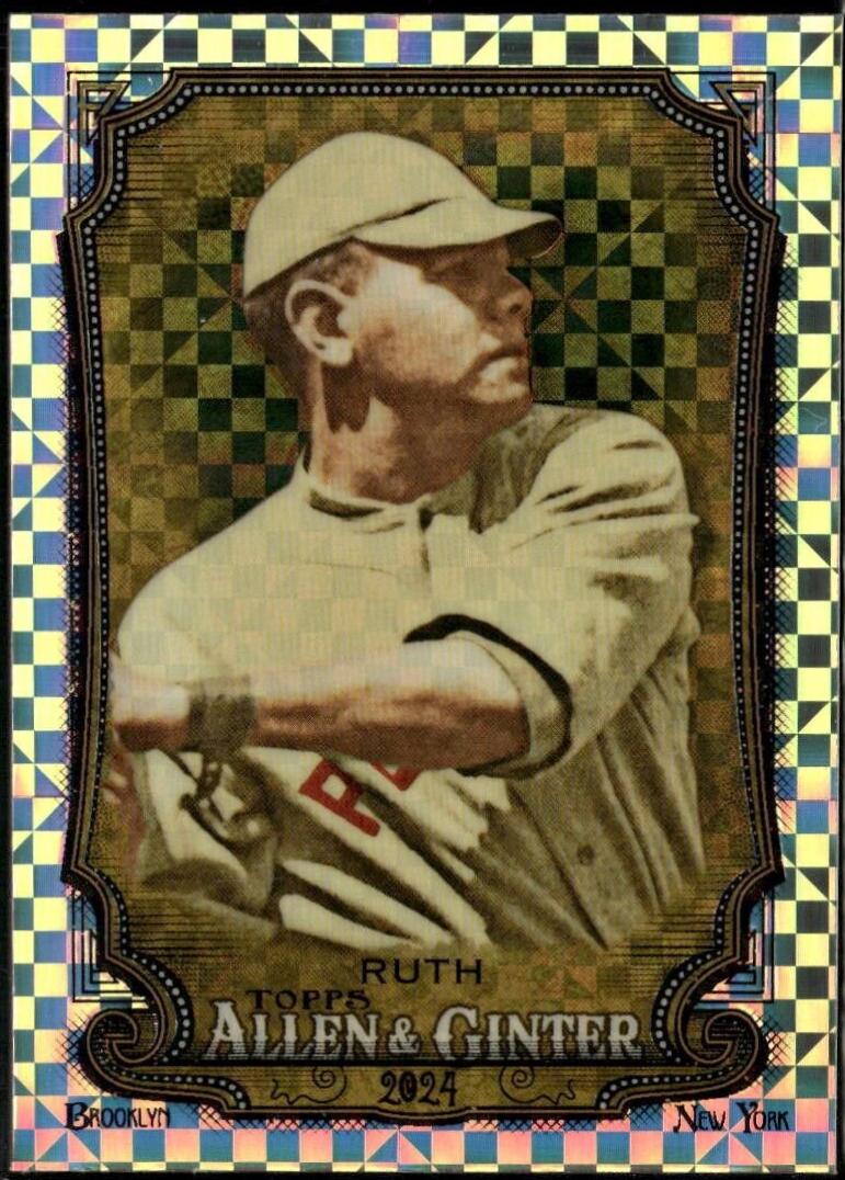 Babe Ruth [XFractor] 198 Prices 2024 Topps Allen & Ginter Chrome