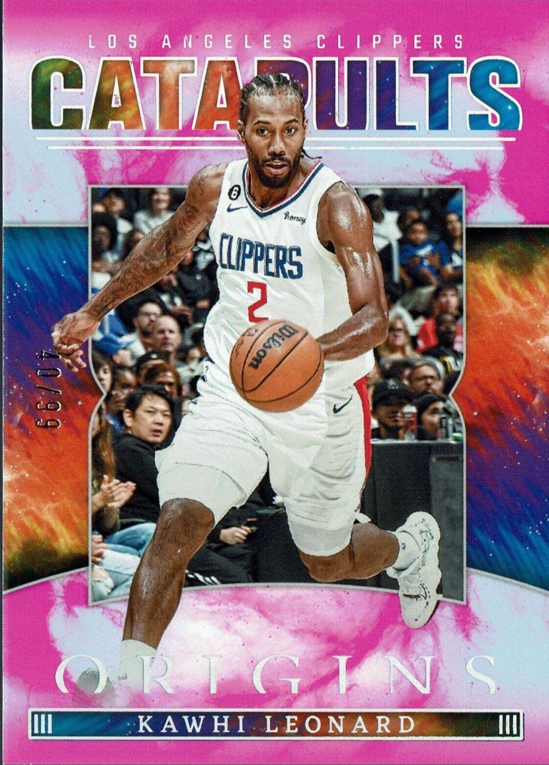 Kawhi Leonard [Pink] #23 Basketball Cards 2022 Panini Origins Catapults