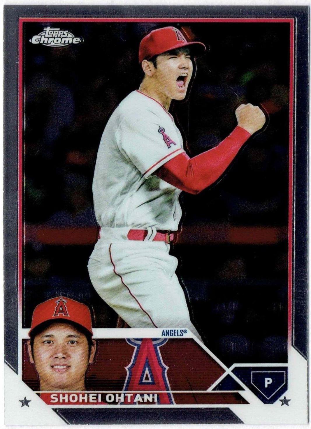 Shohei Ohtani #17 Baseball Cards 2023 Topps Chrome