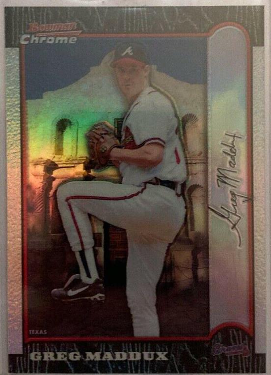 Greg Maddux [Refractor] #10 Baseball Cards 1999 Bowman Chrome International