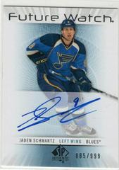 Jaden Schwartz [Autograph] #232 Hockey Cards 2012 SP Authentic Prices