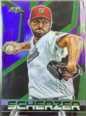 Max Scherzer [Purple] #113 Baseball Cards 2021 Topps Fire Prices