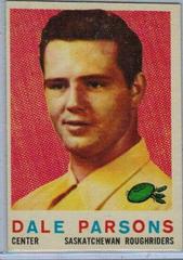 Dale Parsons #83 Football Cards 1959 Topps CFL Prices