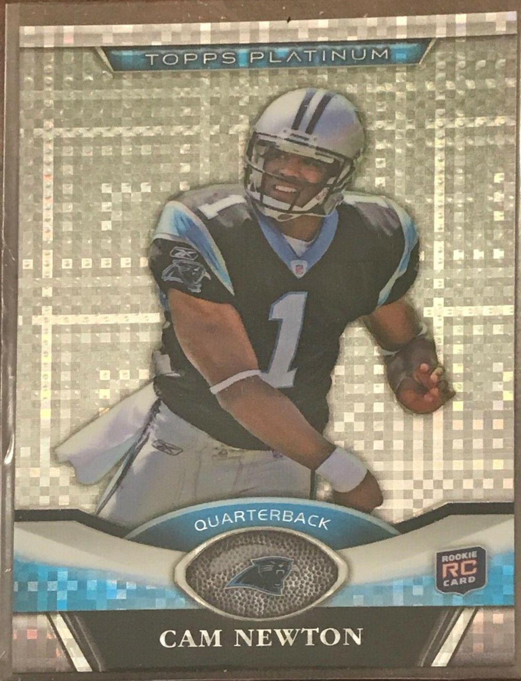 Cam Newton [Xfractor] #1 Football Cards 2011 Topps Platinum