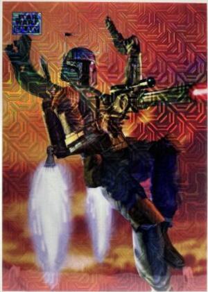 Boba Fett's Jetpack [Mojo Refractor] #24 Star Wars 2024 Topps Chrome Galaxy