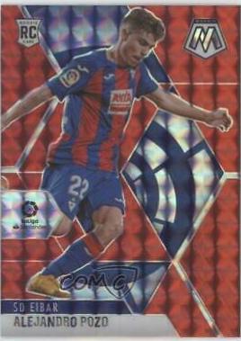 Alejandro Pozo [Red Mosaic] #42 Soccer Cards 2020 Panini Mosaic La Liga