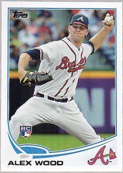 Alex Wood #US255 Baseball Cards 2013 Topps Update