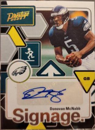 2022 shops Panini Prestige Signage Donovan McNabb #SIG-DM - Philadelphia Eagles