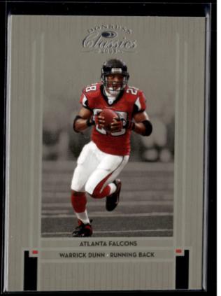 Warrick Dunn #6 Football Cards 2005 Panini Donruss Classics