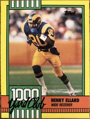 Henry Ellard #6 Football Cards 1990 Topps 1000 Yard Club Prices