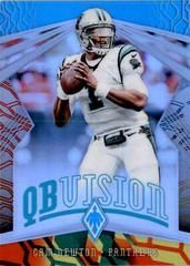 Cam Newton [Color Burst] #15 Football Cards 2018 Panini Phoenix QB Vision Prices