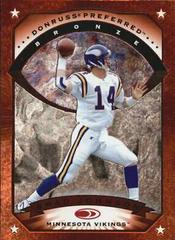 Brad Johnson #32 Football Cards 1997 Panini Donruss Preferred Prices