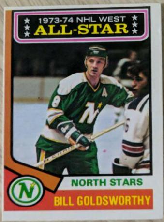 Bill Goldsworthy [All Star] #134 Hockey Cards 1974 O-Pee-Chee