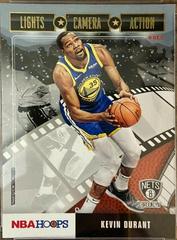 Kevin Durant [Winter] #1 Basketball Cards 2019 Panini Hoops Lights Camera Action Prices