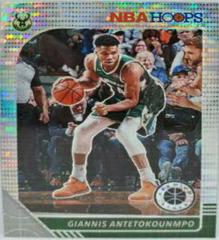 2019 on sale Hoops Premium Stock Giannis Antetokounmpo Blue Cracked Ice PSA 10 Gem #102