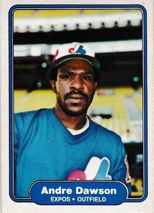 Andre Dawson #187 Baseball Cards 1982 Fleer