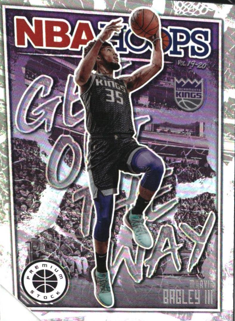 Marvin Bagley III #16 Basketball Cards 2019 Panini Hoops Premium Stock Get Out The Way