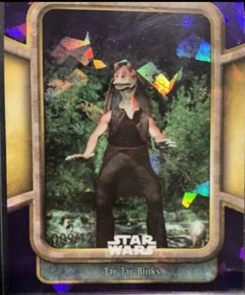 Jar Jar Binks [Purple] #14 Star Wars 2024 Topps Chrome Sapphire