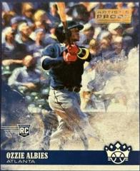 Ozzie Albies [Artist's Proof Red] #101 Baseball Cards 2018 Panini Diamond Kings Prices