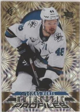 Tomas Hertl [Pyrotechnic Gold] #AP-13 Hockey Cards 2020 SP Authentic Profiles