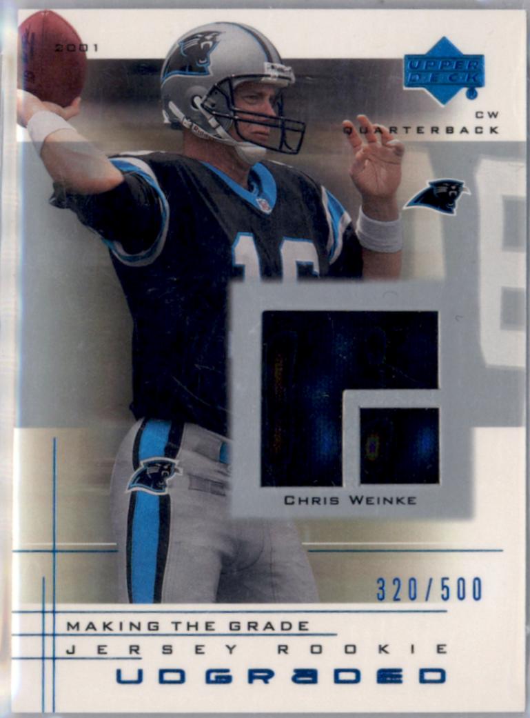 Chris Weinke [Jersey] #55 Football Cards 2001 Upper Deck Graded