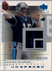 Chris Weinke [Jersey] #55 Football Cards 2001 Upper Deck Graded Prices