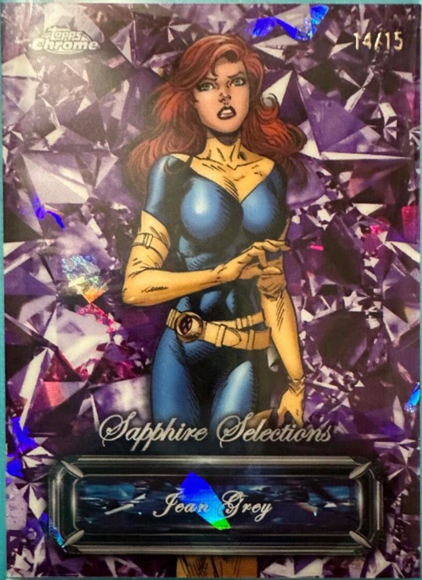 Jean Grey [Purple] #SS-10 Marvel 2024 Topps Chrome Sapphire Selections