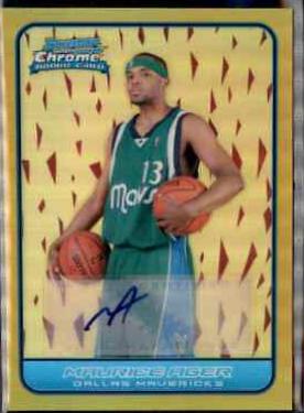 Maurice Ager Chrome Gold Ref.Autograph #152 Basketball Cards 2006 Bowman Chrome