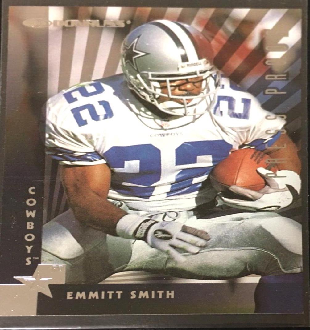 Emmitt Smith [Press Proof Silver] #228 Football Cards 1997 Panini Donruss