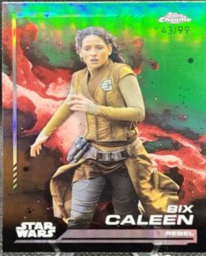 Bix Caleen [Kashyyyk Green Refractor] #10 Star Wars 2024 Topps Chrome