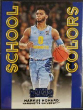 Markus Howard #33 Basketball Cards 2020 Panini Contenders Draft Picks School Colors