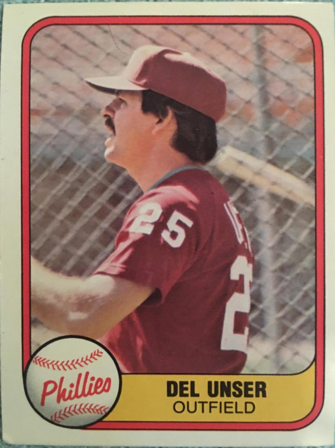 Del Unser #26 Prices | 1981 Fleer | Baseball Cards