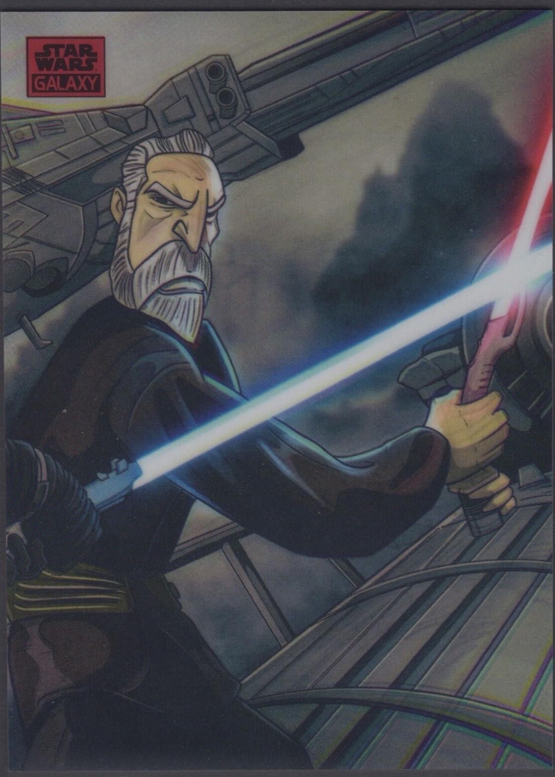 Count Dooku [Red Refractor] #AS-5 Star Wars 2024 Topps Chrome Galaxy Art of the Sith